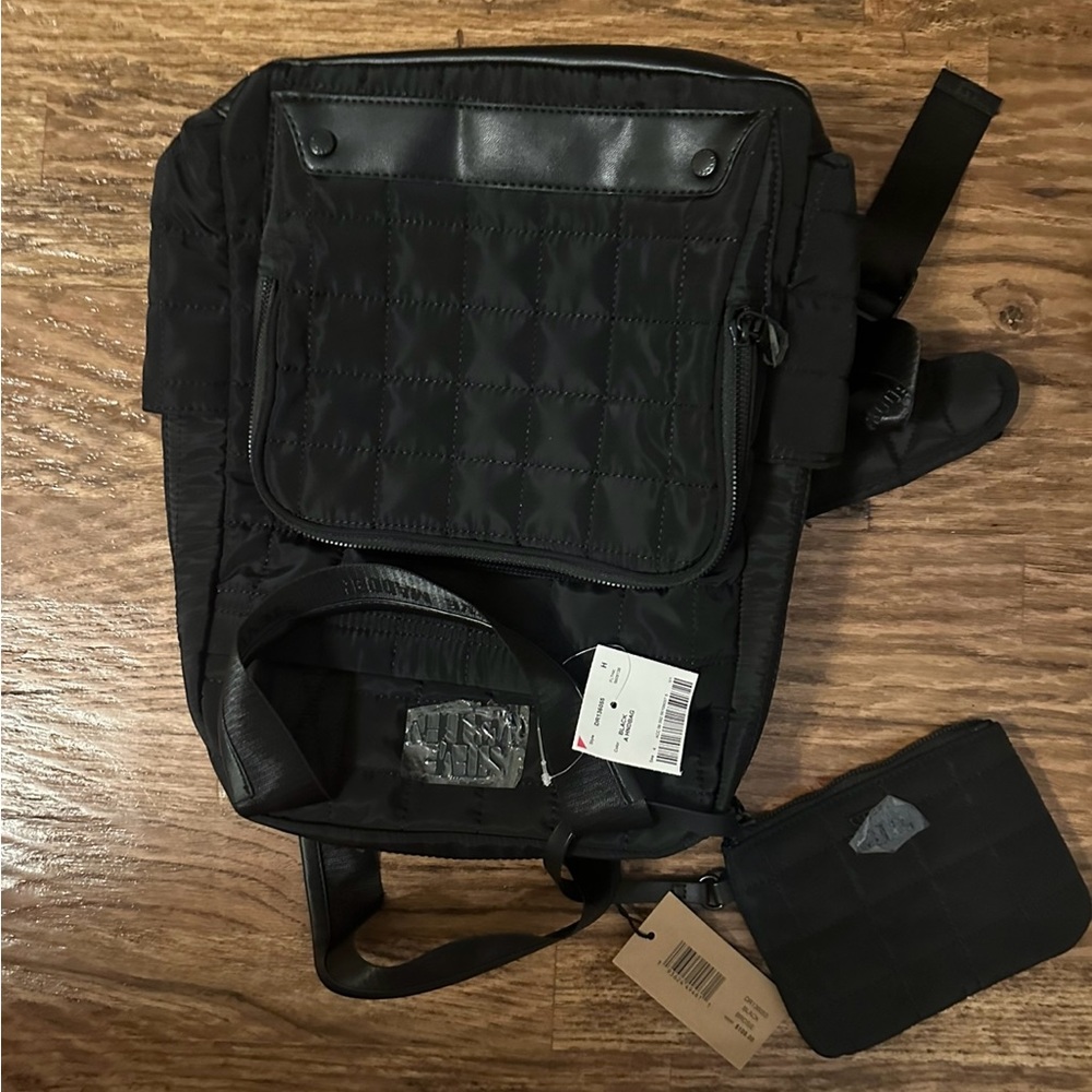 Steve Madden BRosie Quilted Double Zip
Backpack w/Detachable Wristlet Black